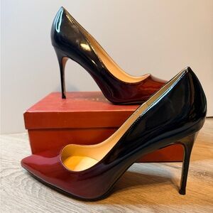 Coleter 4in Black and Red Stiletto Heels
